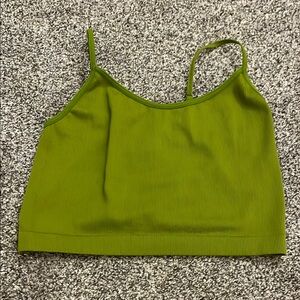 Wild Fable Green Sleeveless Crop Camisole